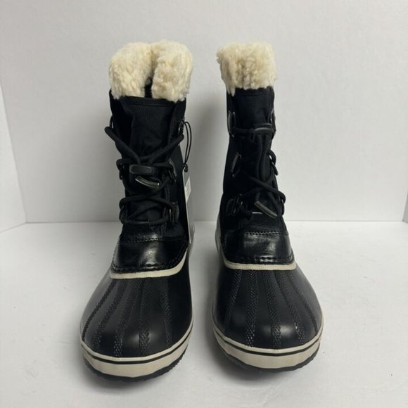 Sorel Yoot Pac Nylon Snow Boot Black Size 6 M Big Kid